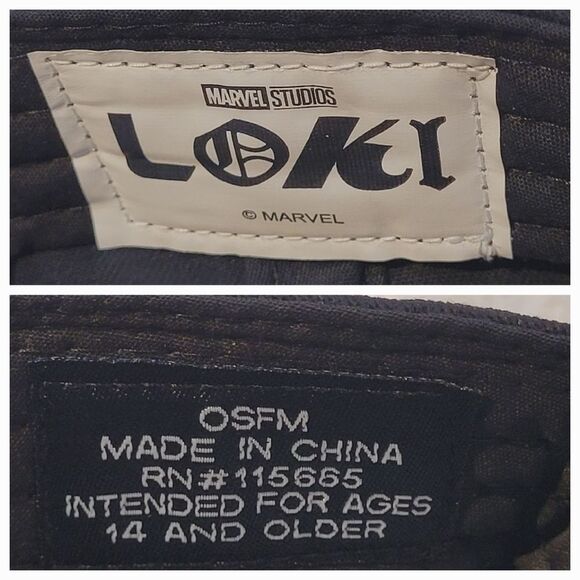 Marvel Dad Cap President Loki Adjustable Strapback Embroidered Patch OSFM New - Picture 10 of 12